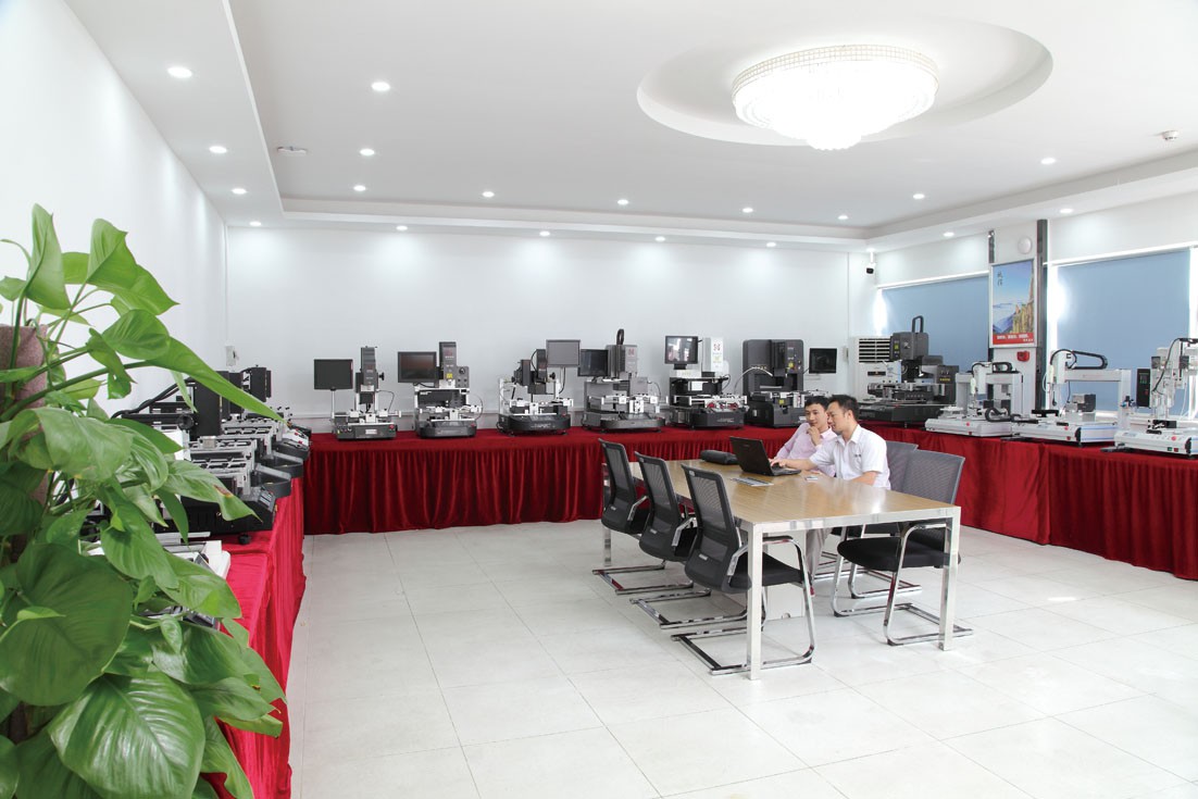 Exhibition room for bga machine soldering station.jpg Exhibition room for bga machine soldering station.jpg
